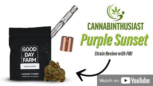 Cannabinthusiast | Video Medical Marijuana review: Purple Sunset with FMJ