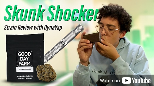 Cannabinthusiast | Video Reviews | Skunk Shocker with DynaVap