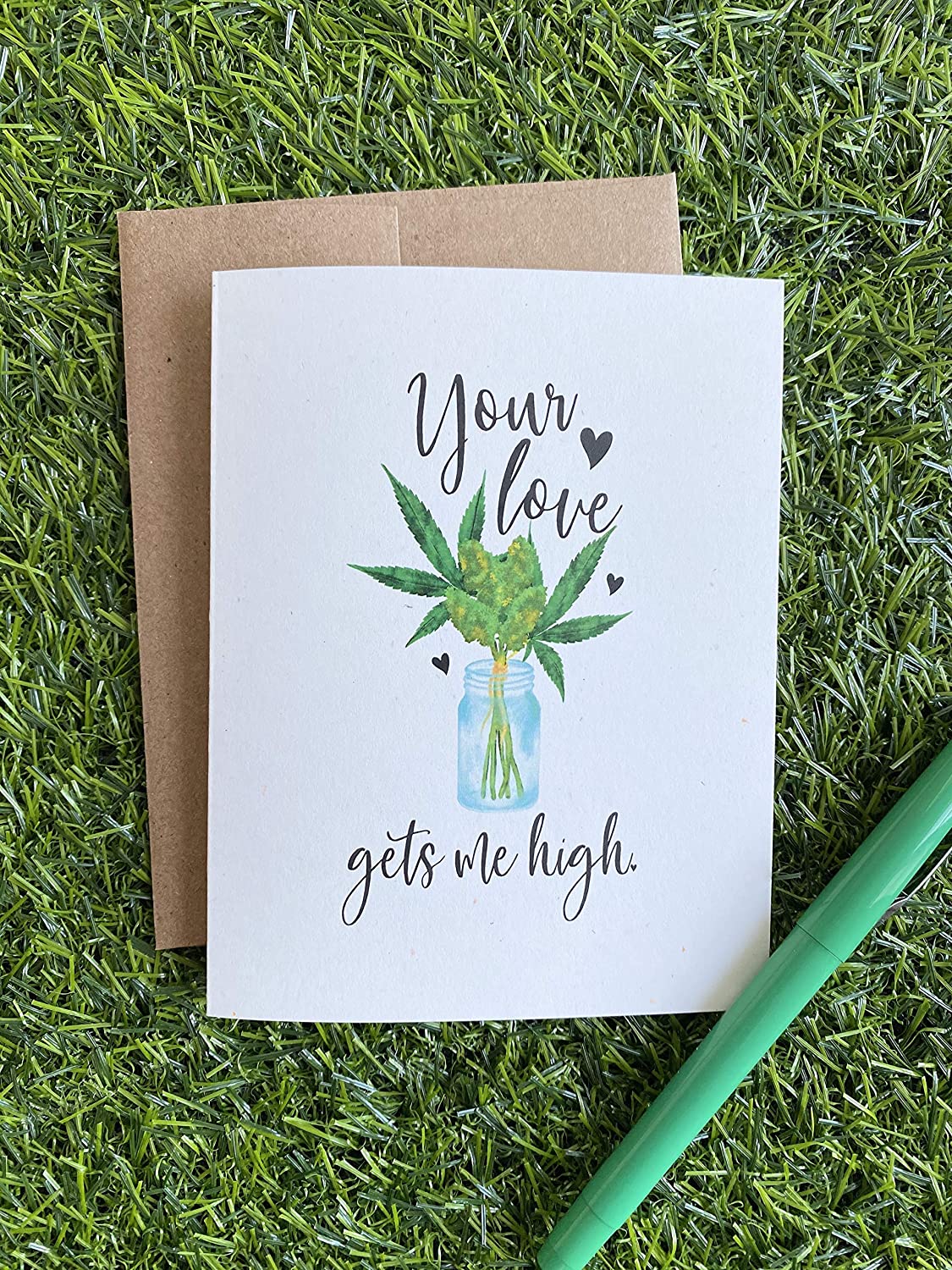 Cannabinthusiast | Cupid Approved Cannabis Gifts for Valentine’s Day - Cannabis Greeting Card